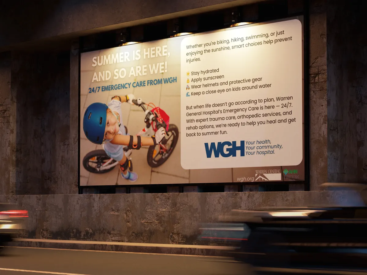 Beautiful billboard design in Jamestown NY